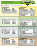 Lawn Coach application schedule for Champ